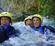 canyoning on the cetina river